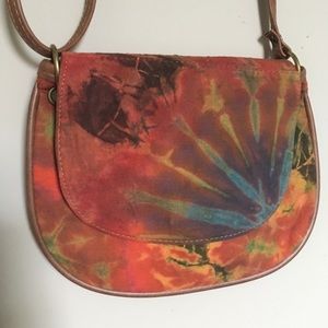 Tie dye purse